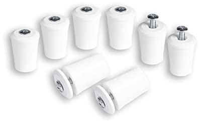 8 x INOVATEC Anschlagstopper 28 mm weiß für Rollladen Rolladenstopper Anschlagpuffer Fenstersicherung