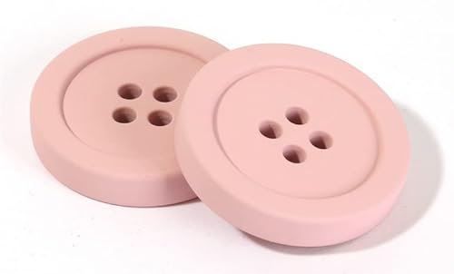 Snaply Nähgewichte in Knopfform, 100 Gramm pro Stück (Rosa)