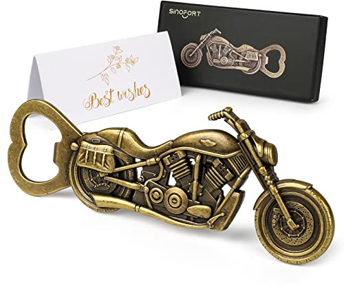 Sinofort Motorcycle Bottle Opener, Motorbike Bottle Openers, Motorbike Gifts for Men Beer Opener Motorcycle Beer Gifts for Men Valentines, Fathers Day, Birthday