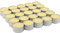 ZOPPER | 50 x Vanilla Tealights Scented Candles | Multipurpose | Smokeless with Impressive Fragrance | Ideal for Easily Decoration in Parties, Events & More