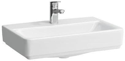 LAUFEN PRO S Compact Aufsatzwaschtisch, ohne Hahnloch, ohne Überlauf, US gesch., 550x380mm, H817958A001421, Farbe: Weiß