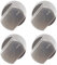 Ufixt Silver Replacement Compatible Cooker Oven Control Knob For Belling Stoves New World Pack of 4