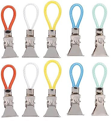 Winkelset Clips Tuch Hängen Metall Clips Handtuch Für Küche Badezimmer Nachmittagstee Ofen Kinder Haustier Frässchablone Oberfräse Muster (Silver, One Size)