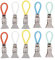 Winkelset Clips Tuch Hängen Metall Clips Handtuch Für Küche Badezimmer Nachmittagstee Ofen Kinder Haustier Frässchablone Oberfräse Muster (Silver, One Size)