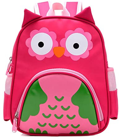 40 Liter Backpack Kindergarten Backpack Children Backpack Animals Frog Tiger Bear Small Birds Small Backpack Purse with A Zipper (E, One Size)