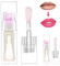 2pcs Lippenöl Gold Schimmer Lippenfahler Glanz feuchtigkeitsspendend nahrhafte, plumpende Lipgloss-Glättung und hohe Shinus klare Lipgloss tragbare Lip-Plumping für Frauen Girls