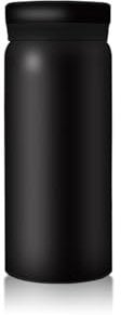Boziee Termo pequeño de acero inoxidable, 200 ml/300 ml, sin BPA, aislado al vacío, mini termo (negro, 200 ml)