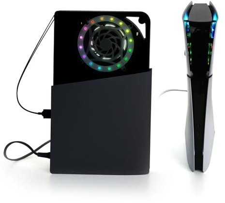 Bande lumineuse LED console pour PS5 /PS5 Pro/PS5 slim Disc Digital Edition, 7 couleurs RGB Bande Lumineuse Kit Décoration Lampe Console pour PlayStation 5
