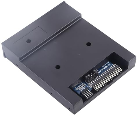 Domary 3,5-Zoll-USB-Diskettenlaufwerk-Emulator für Musiktastatur, Schwarzes ABS-Material