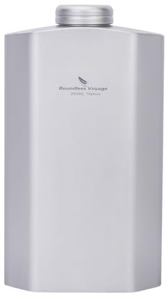 Boundless Voyage Titanium Sports Bottle 2500ML Leakproof Camping Canteens & Water Bottles Flask for Hiking, Camping, Travel, Cycling Ti3004D