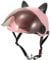 PRETYZOOM Cute Cat Ears Electric Bicycle Helmet Cover Strap Half Helmet for All Seasons with Sun Visor Adorable Bike Safety Gear for Men Women