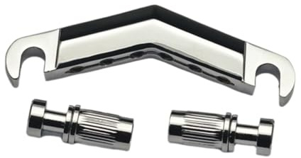 Kleagary Guitar Stop Bar Tailpiece with Anchors and Studs for LP,Electric Guitar Replacement Parts