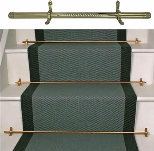 QUSYZD Treppenteppichstangen, robuste Teppichbefestigungen für die sichere Verlegung von Treppenteppichen, ideal für Teppichläufer, 5 Stück,5pcs