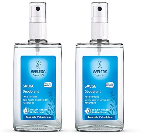 Weleda Déodorant Spray à la Sauge Lot de 2 x 100 ml