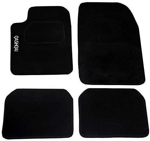 Lupex Shop tpstr Qashqai Auto Fußmatten mit Klettverschluss