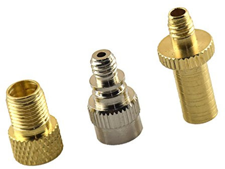 MagiDeal 3Pieces Bicycle Bike Pump Tube Presta Schrader Woods Valve Adapter Converter