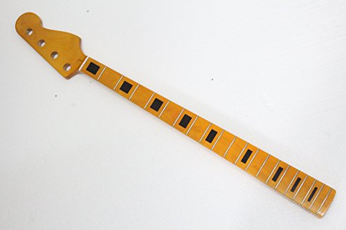 Ersatz Bass Ahorn 20 Bund Hals mit Edelstahl Bünde