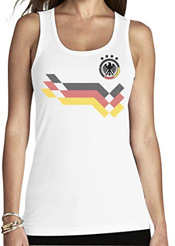 Shirtgeil Deutschland Fantrikot Damen - EM 2024 Fußball Tank Top - Frauen Trikot - Fan Shirt