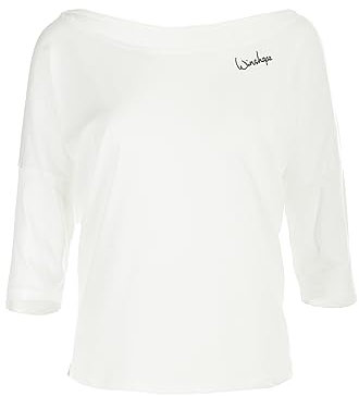 WINSHAPE Damen Ultra Leichtes Modal-3/4-arm Mcs001 3/4-arm Shirt, Vanilla-weiss, XL EU