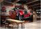 Wxlsl Benutzerdefinierte Wandbild 3D Fototapete Oldtimer Auto Gebrochen Wand Hintergrund Dekor Malerei 3D Wandbilder Tapete -300cmx210cm