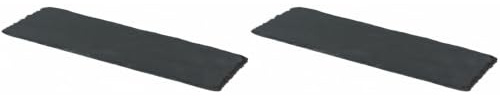 Novaliv 2x Schieferplatten I rechteckig I 20x15x0,5 cm I Schiefer Platten Schieferteller Servierteller Servierplatten Schiefer Teller Set