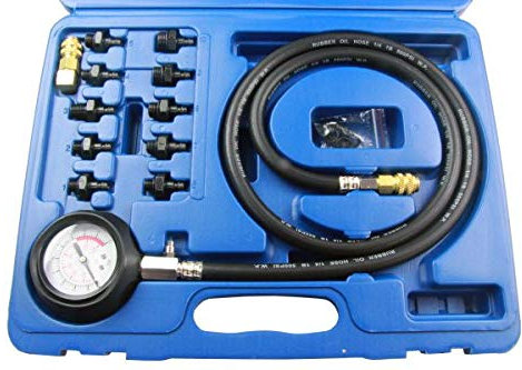 US PRO 12pc Oil Pump Pressure Test Kit Low Oil Warning 5388