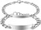 JewelryWe Valentinstag Schmuck 2pcs Pärchen Armband, Edelstahl Poliert Figarokette Partnerarmband Freundschaftsarmband Paar Armkette Armreif für Herren Damen, Silber