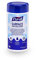 Purell Surface Sanitizing Wipes, 100 Count Canister - Unscented Food Contact Sanitizing Wipes - Kills 99.999% of Most Harmful Germs - No Rinse Required