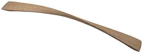 Gedotec Schrankgriff Eiche Möbelgriff Holz Bogengriff Küche - Twist | Lochabstand 320 mm | Vollholz massiv | Holzgriff für Schubladen & Schranktüren |1 Stück - Kommoden-Griff mit Befestigungsmaterial