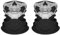 Kim Johanson Multifunktionstuch | Maske | Schlauchtuch | Sturmmaske | Bandana | Totenkopf Halstuch | Skelettmaske für Motorrad Fahrrad Ski Paintball Wandern Skull Waschbar (2 Stück)