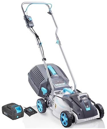 swift 40V Cordless Lawnmower with battery and charger, Brushless motor, 32cm cutting width,Mulching, 30L Grass Box, 5 Cutting Heights, including 1pc 2.0Ah Battery and Charger