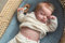 Scnbom 20inch 50cm Bambole Reborn Femmina Silicone Originali Bambola Che sembrano Vere bambolotti realistica Baby Dolls Neonato Toddler Maschio Occhi Chiusi bambile