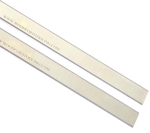 Fit Woodstar PT106 Planer Blades HSS Resharpenable Thicknesser Knives 1 Pair