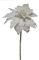2474U Kunst-Stielblume Weihnachtsstern weiß 75cm naturgetreue Blüte