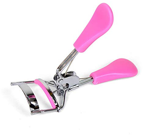 Wimpernzange, Wimpernformer mit Fingerschutz, rosa