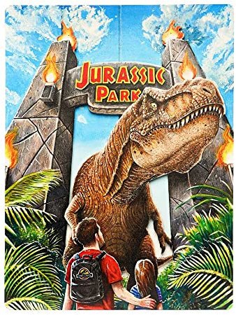 DOCTOR COLLECTOR WoodArts 3D-Poster Jurassic Park, 30 x 40 cm