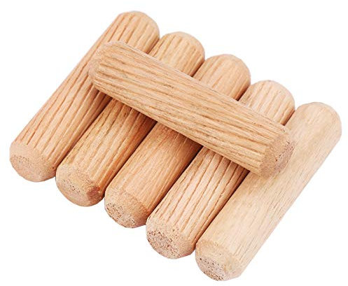 Holz-Dübelstifte, 100pcs/Set Holz-Dübelstifte Kreuzmaserung DIY Holzstifte für Möbel M10 x 40mm