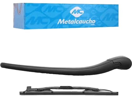 Metalcaucho 68245 Heckscheibenwischer + Arm Hinten 290mm Kompatibel mit BMW 3 Limousine E46 3 Touring E46