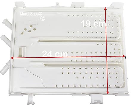 Marel Shop® - Coperchio Vaschetta Cassetto Detersivo per Lavatrice compatibile con Samsung DC97-17347D DC61-03474 DC61-03475 DC61-03475X009 per Modelli: WD90J7400GWEG - WW10T504DTWS3