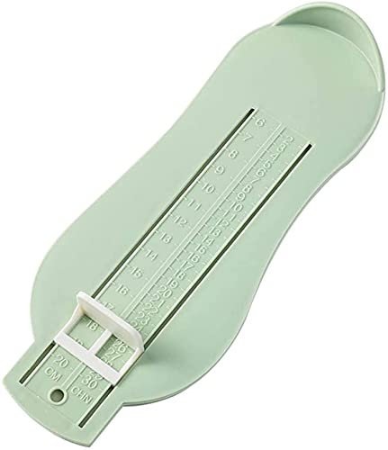 Fußmessung Fuß Baby Kleinkind Fußmessgerät Fußmessgerät Schuhmessgerät für Kinder Einstellbare Schuhgröße Praktische Fußmessung Messmesslineal Kunststoff 6-20CM Praktisches Design und langlebig