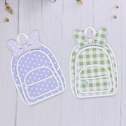 KSCRAFT Niedlicher Rucksack Metall Stanzformen Schablonen für DIY Scrapbooking Dekorative Prägung DIY Papierkarte