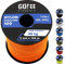 GO!elements 100m Paracord 2mm Seil aus reißfester Nylonschnur - Paracord 100 Typ I Survival Schnur - Reißfest bis 45kg - geeignet als Allzweckseil, Reepschnur, Kordel, Maurerschnur, Farbe: Orange