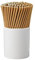 Trimming Shop Plain Paper Drinking Straws – 100% Compostable, Sturdy & Non-Soggy – Food-Safe Ink, Eco-Consious, Multi-Layered, Brown, 100 Pack