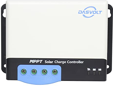 DASVOLT®, MPPT Solarladeregler 50A 12V/24V Max. 660W/12V, 1320W/24V Solarregler Laderegler für Lithium-, Blei-Säure-, versiegelte Hochwasserbatterien, für Wohnmobile, Wohnwagen, Boote, Yachten