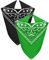 Van Der Rich ® - Set 2 Bandanas aus 100% Baumwolle Halstuch für Herren Damen (Schwarz-Kräftige Grün, One Size)