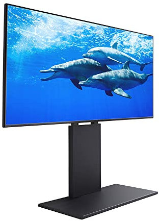 WALL V2 Low Type | Japanisch Eleganter 32-60 Zoll Universal Wand TV-Ständer mit verstellbare Halterung, kein Bohren | Satin Schwar