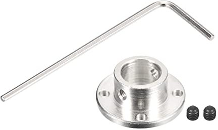 sourcing map 1Stk. 14mm Flanschkupplungssteckverbinder Wellenachsenarmaturen für DIY RC Modellmotoren, 2Stück Befestigungsschraube 1Stück Sechskantschlüssel