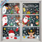 248 Stück Fensterbilder Weihnachten, Weihnachtsdeko Fenster, Fensterdeko Weihnachten, Weihnachten Deko Selbstklebend Doppelseitige Fenstersticker Christmas Decorations(9 Blatt, 20x30cm)