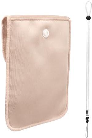 lapinchen Versteckte BH-Geldbörse für Damen, Unterwäschetasche für sicheres Reisen, Reise-Nackentasche, Geheimgeldbeutel mit verstellbarem, elastischem Riemen（Large Fleisch）