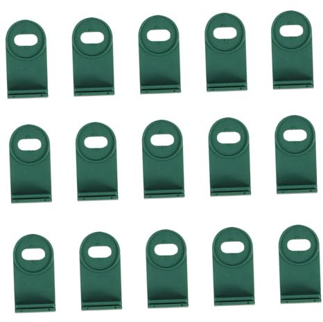 Yardwe 50 Kunststoff Ecke Fixed Clip Ordner Kletterclips für Pflanze aufrechter Clip Kunststoffhaken zum Aufhängen kleiderständer Eckclips Kunststoffclips befestigen
